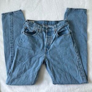 Levis straight leg 501 jeans